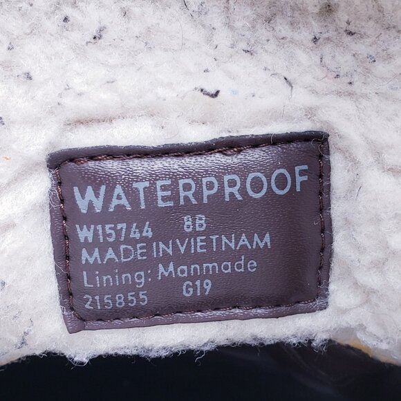 Cole Haan Quiana Bootie Womens Size 8 British Tan Brown Suede Waterpoof Boots - Picture 10 of 10